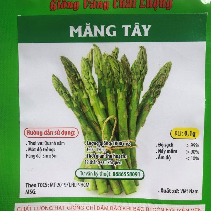 Hạt giống măng tây HN gói 0.1gr