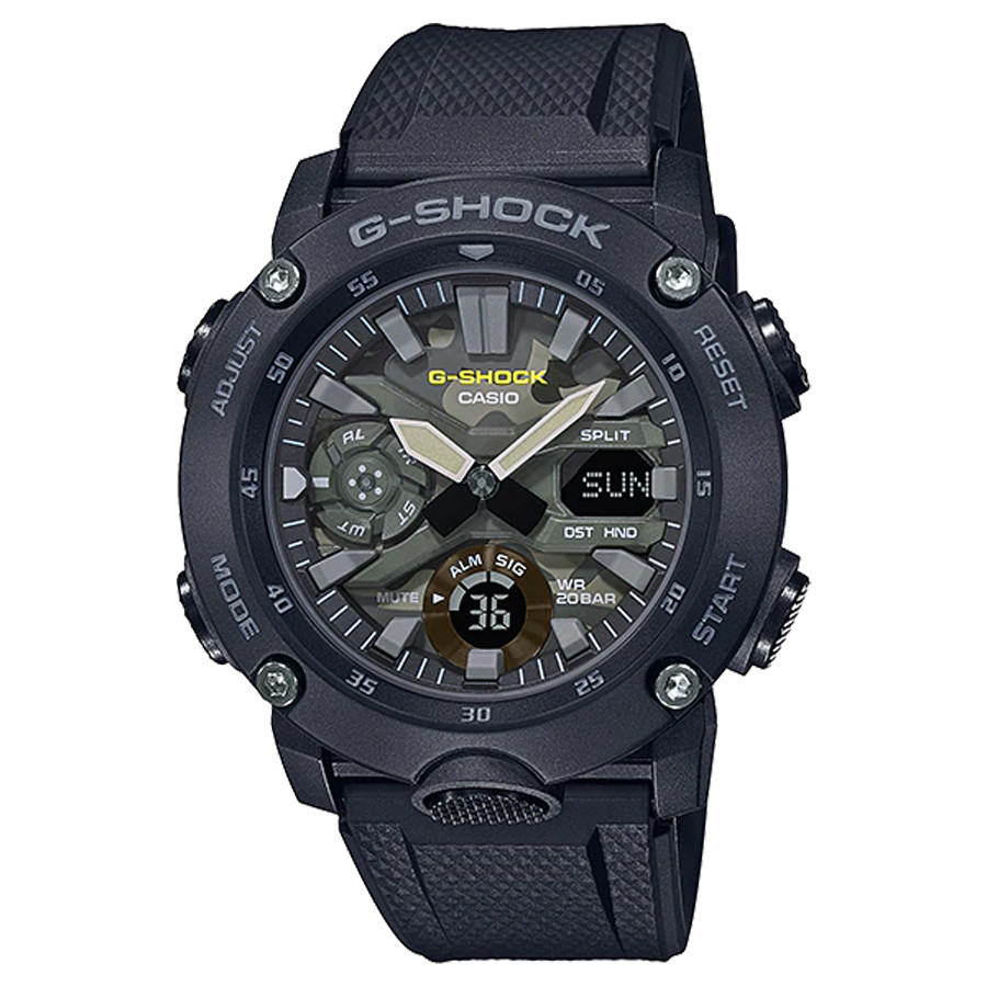 Đồng hồ nam dây nhựa Casio G-Shock chính hãng GA-2000SU-1ADR