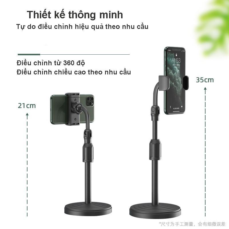 Giá Đỡ Điện Thoại Để Bàn, Quay TikTok, Livestream, Xem Video xoay 360 độ