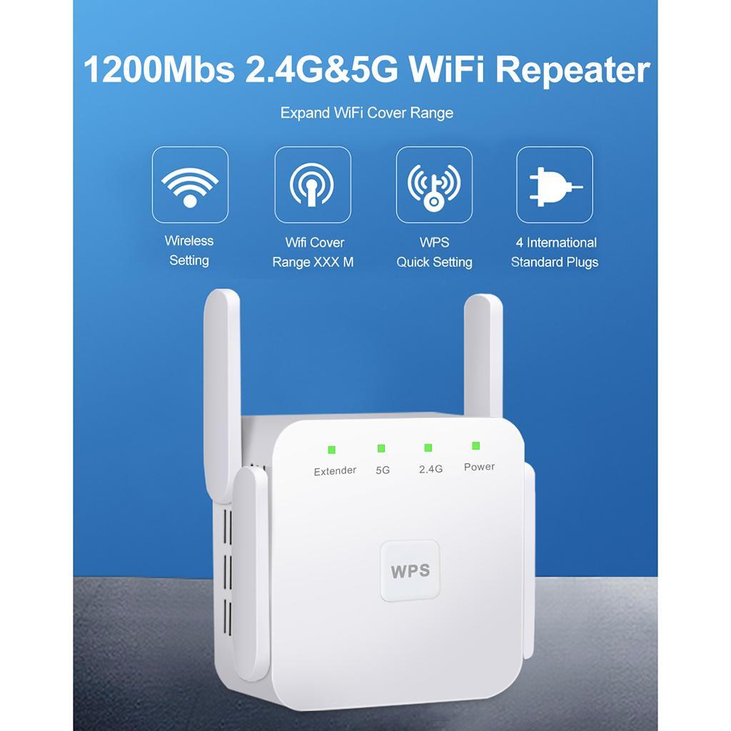 1200Mbps 2.4G 5G Wireless Wifi  4   UK-Plug