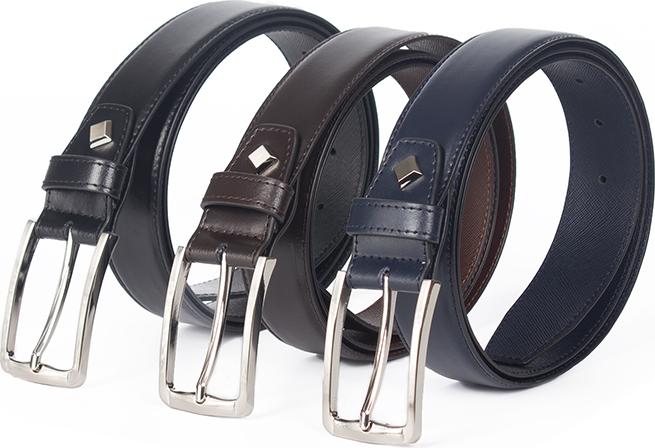 Thắt Lưng Da Nam Da Bò Cao Cấp Gianni Conti Italy VP0162BLA - Đen
