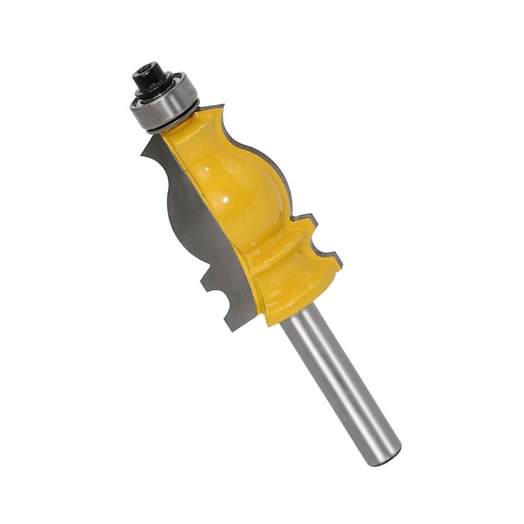 Mortise Template Flush Trim Router Bit Milling Cutter 8mm Shank Woodworking DIY Tools