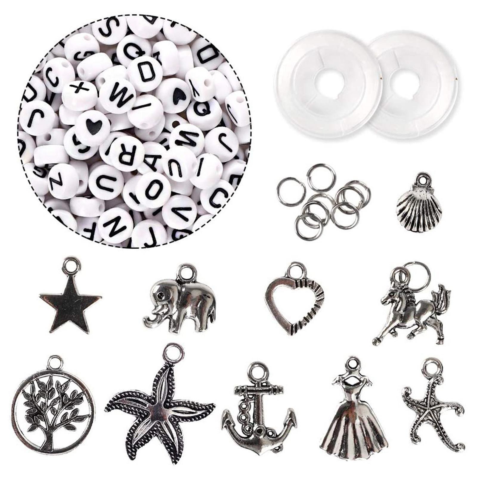 2mm Beads Pendant for DIY Bracelets Jewelry Making Earring Finding