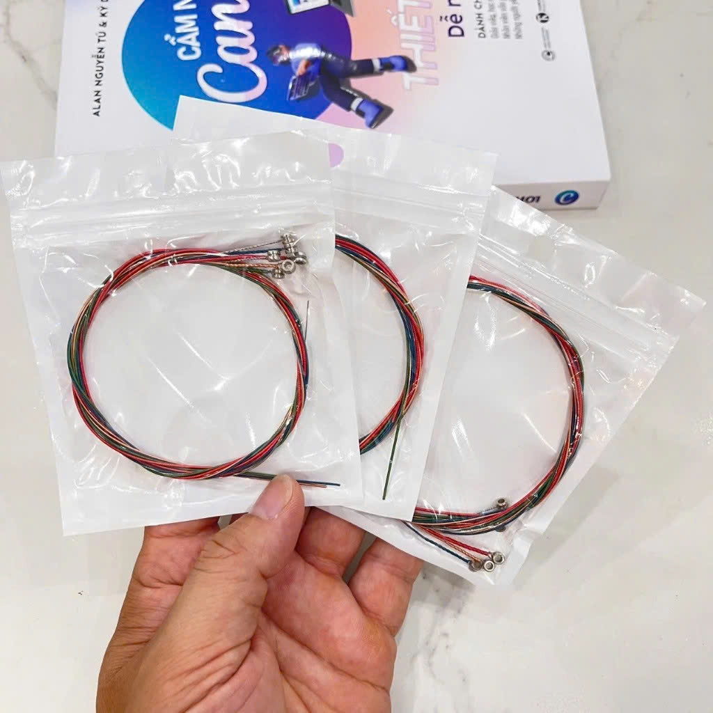 Bộ 6 Dây Đàn Guitar Acoustic 1-2-3-4-5-6
