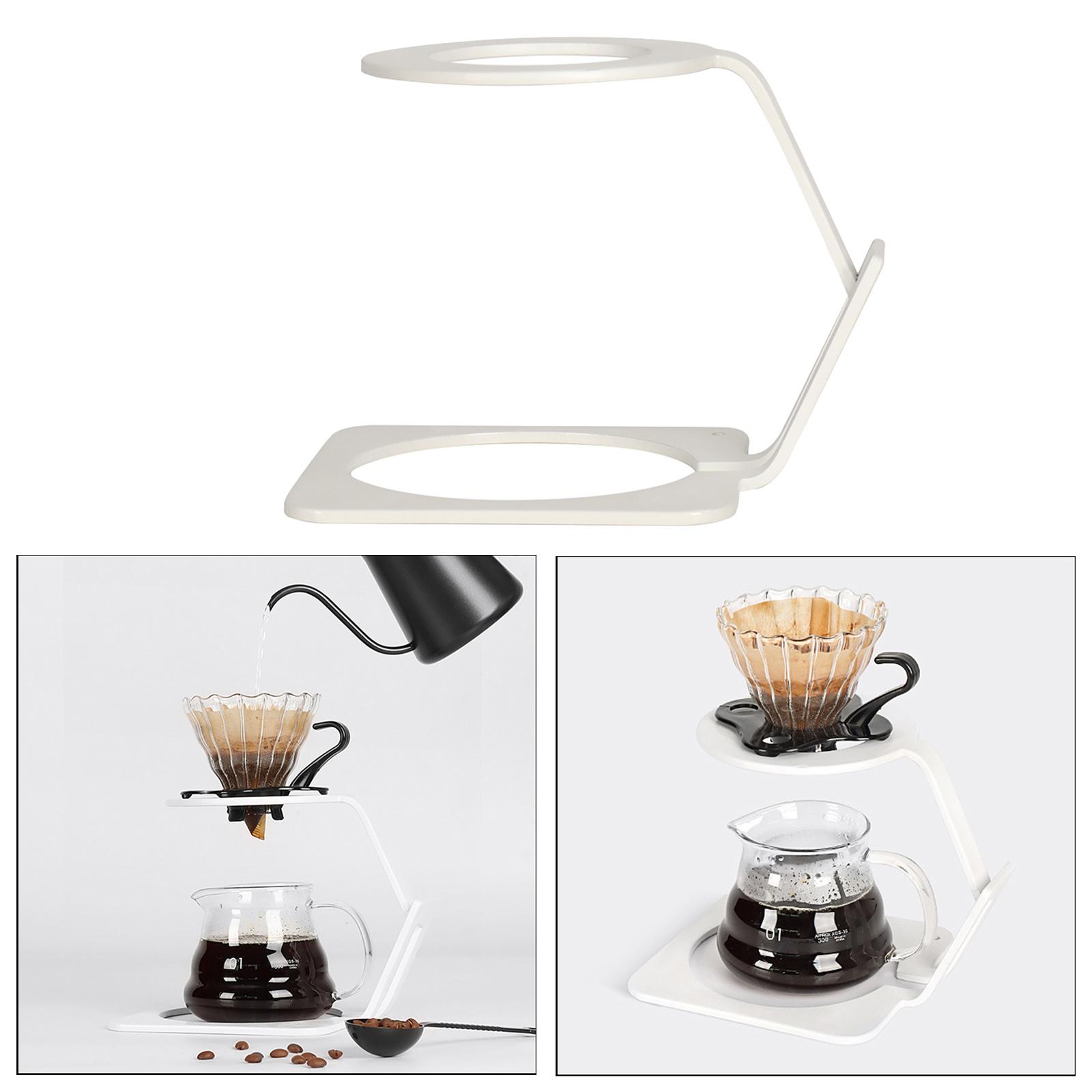 Iron Pour Over Tea Coffee Dripper Holder Stand Kitchen