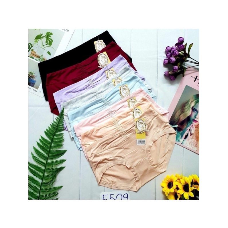 QUẦN LÓT NỮ LƯNG CAO THUN COTTON LẠNH MÁT - QL5509
