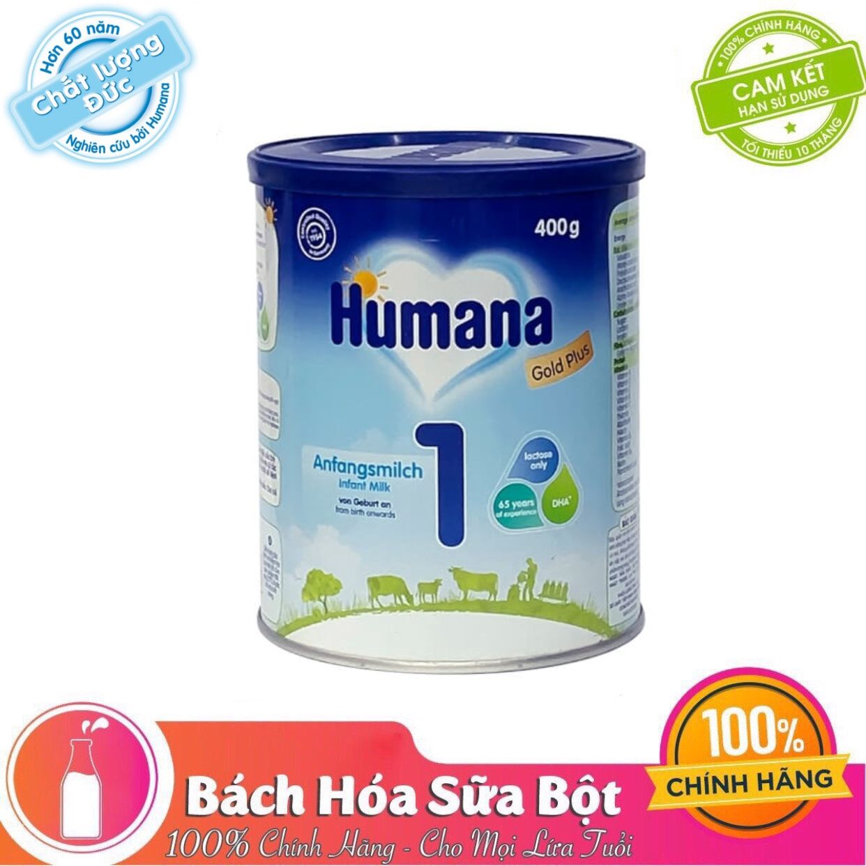 SỮA HUMANA GOLD PLUS 1 400G