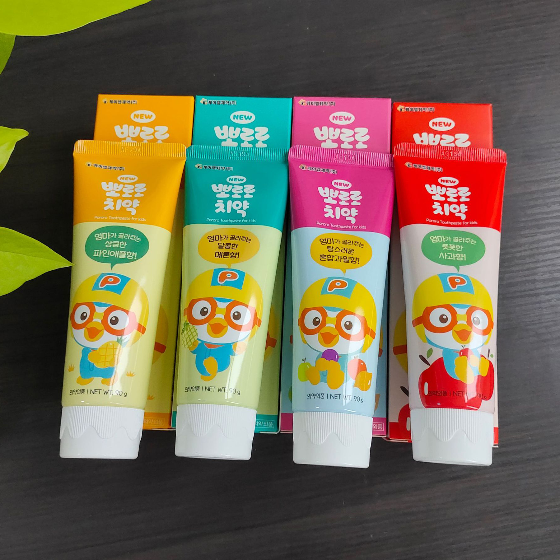 Kem đánh răng trẻ em Pororo Toothpaste For Kids Hàn Quốc 90g