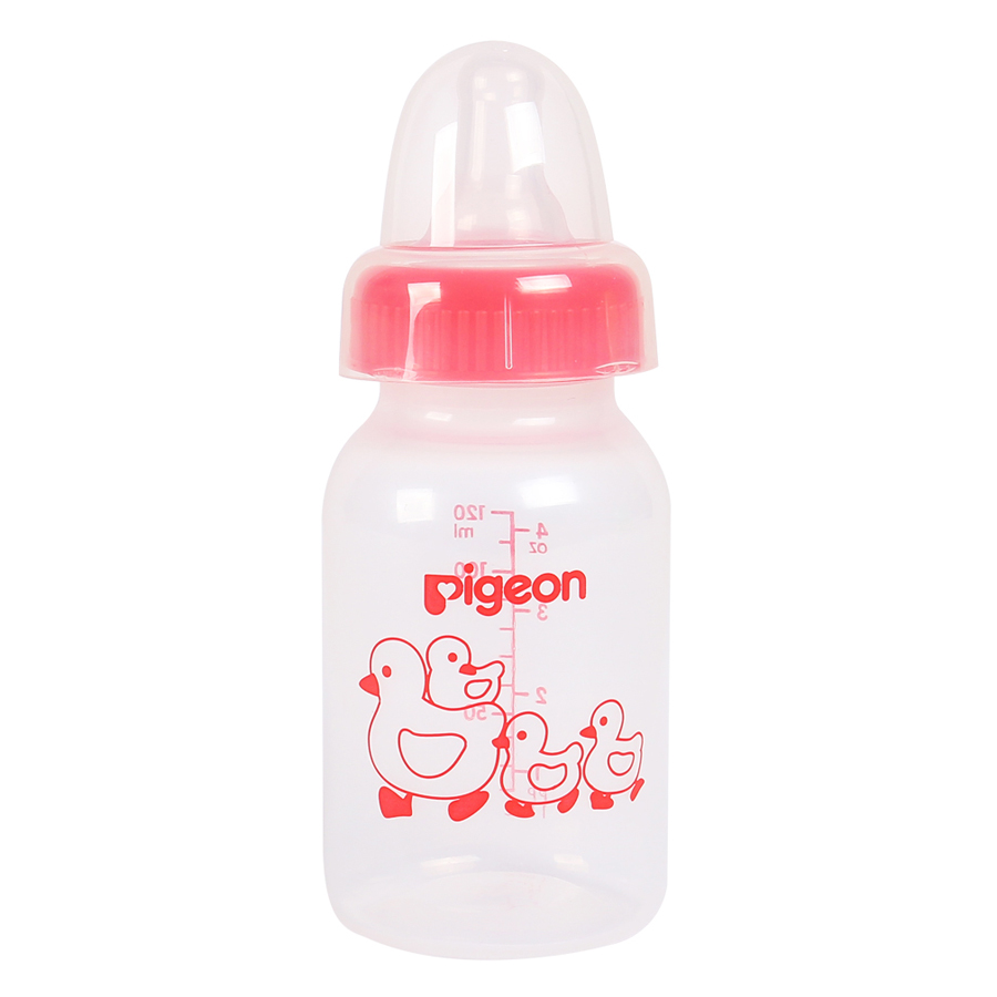 Bình Sữa PP Tiêu Chuẩn Vịt (2018) (120ml) - Màu Ngẫu Nhiên
