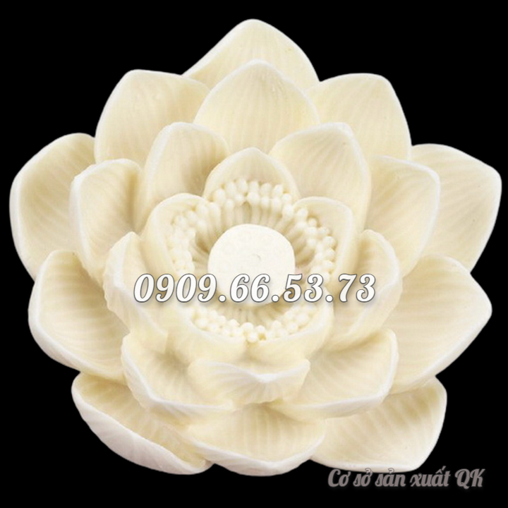 Khuôn rau câu silicon hoa sen đại đóa loại 11 cm - Mã số 1725