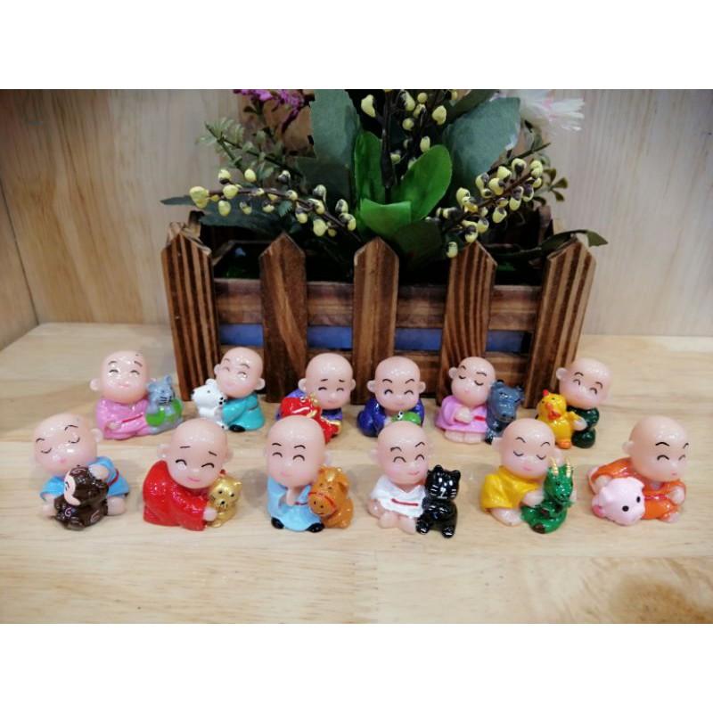 BỘ TƯỢNG CHÚ TIỂU 12 CON GIÁP MINI CAO 3 CM