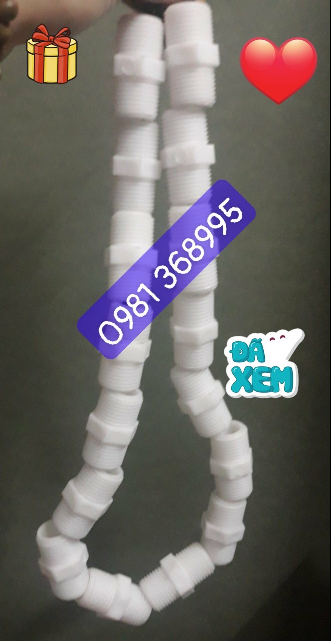 COMBO 2 Cái - Nối Răng Ngoài 21 Nhựa - Nối Thẳng