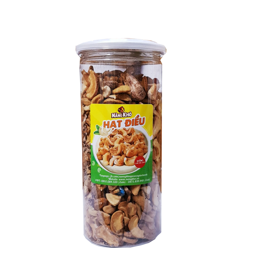 Hạt Điều rang muối cao cấp thương hiệu Nàng Khô 500gr