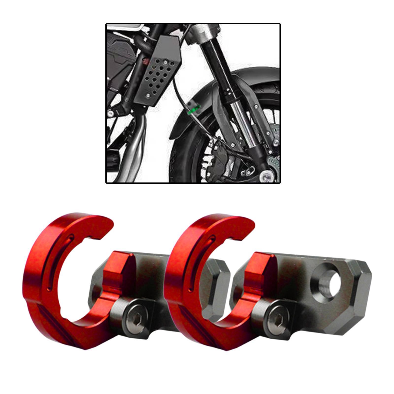 Aluminum Alloy Rear Brake Line Hose Clamp Holder Motorbike Accessories Black