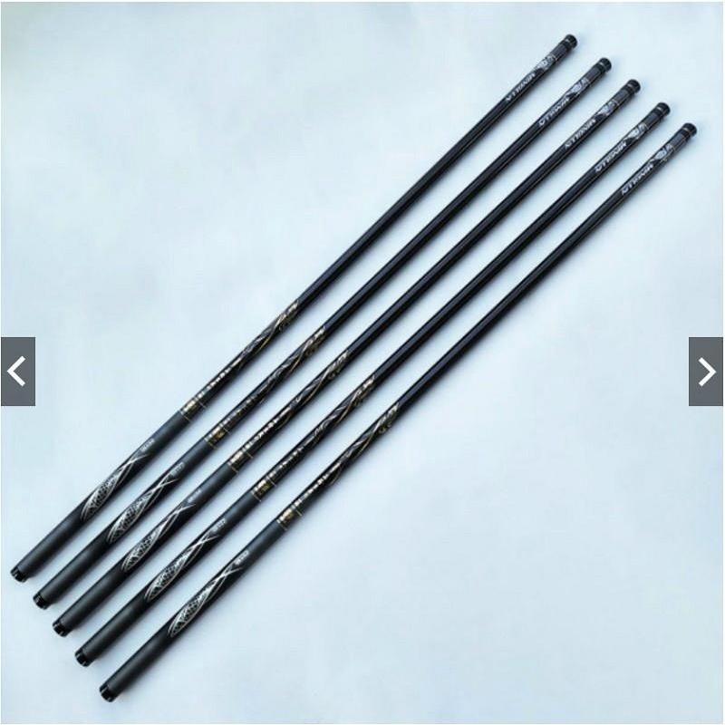 Cần câu đơn,Săn hàng Huyền Vũ 8H, chất liệu cacbon xoắn X CT43 - Sanami