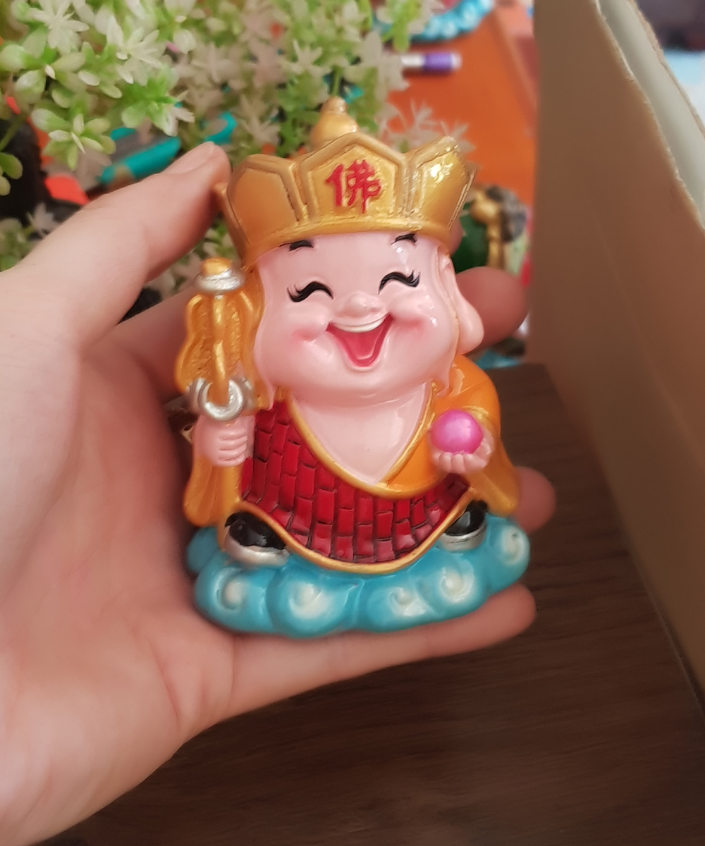 TƯỢNG CHIBI ĐỊA TẠNG VƯƠNG BỒ TÁT 9CM