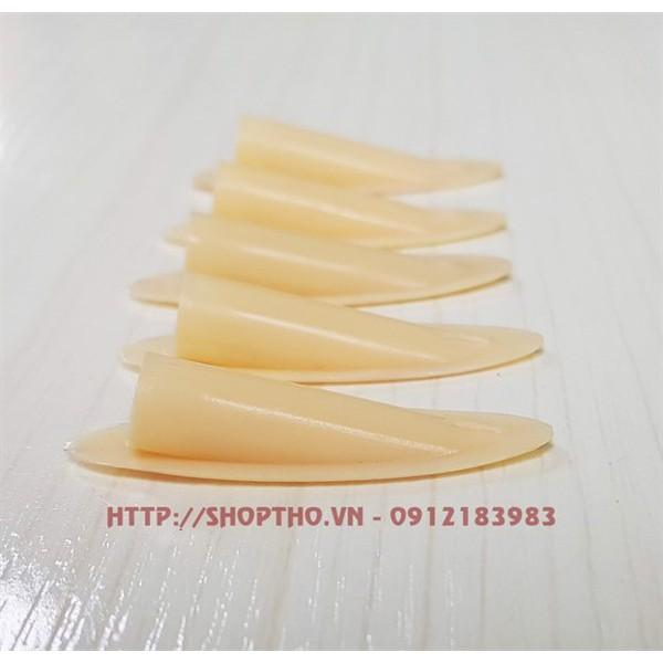 Đầu bịt nhựa khoan chéo #18 - màu vàng vân gỗ