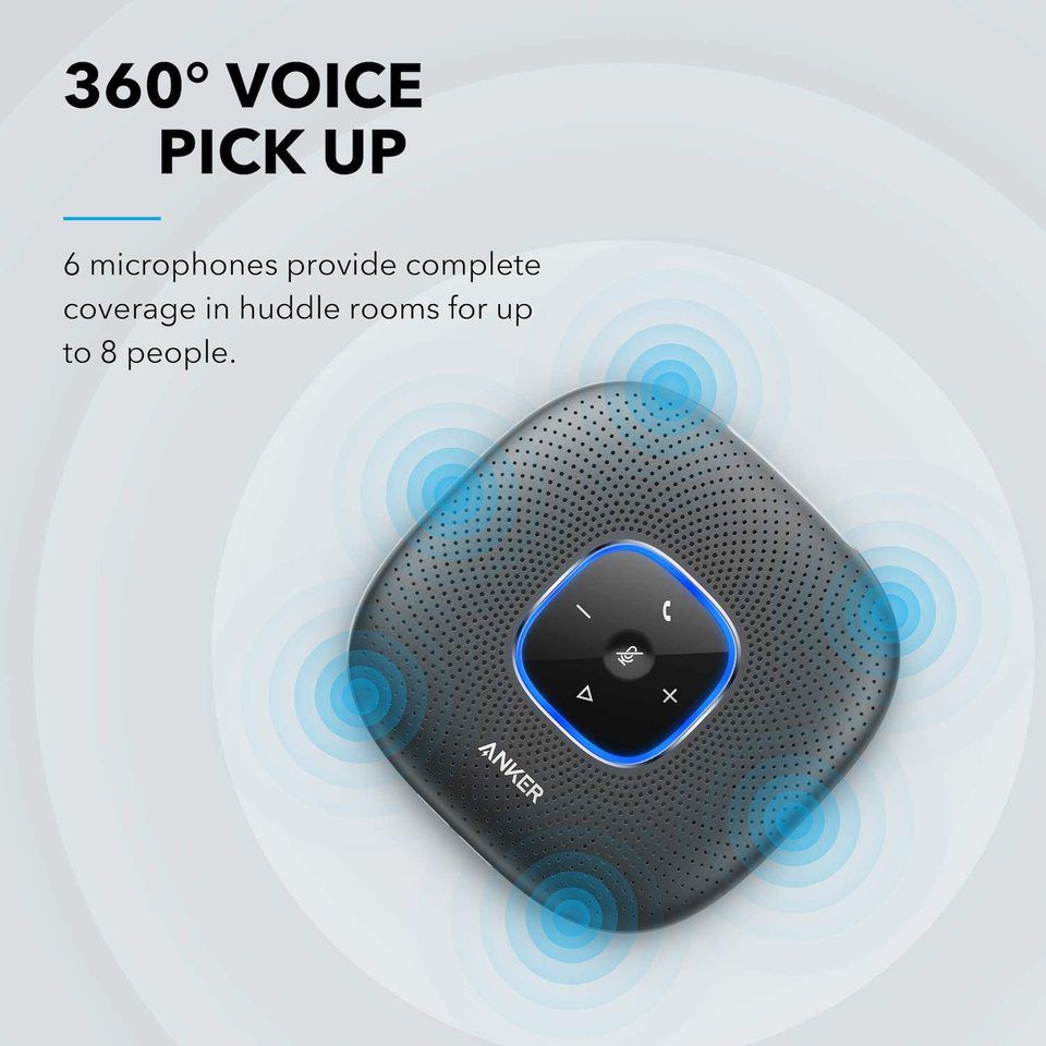 Loa Bluetooth hội nghị Anker POWERCONF # A3301 Hàng chính hãng