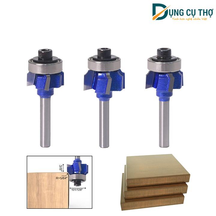 Mũi soi mép cạnh 4 cánh 6*R3 xanh dương