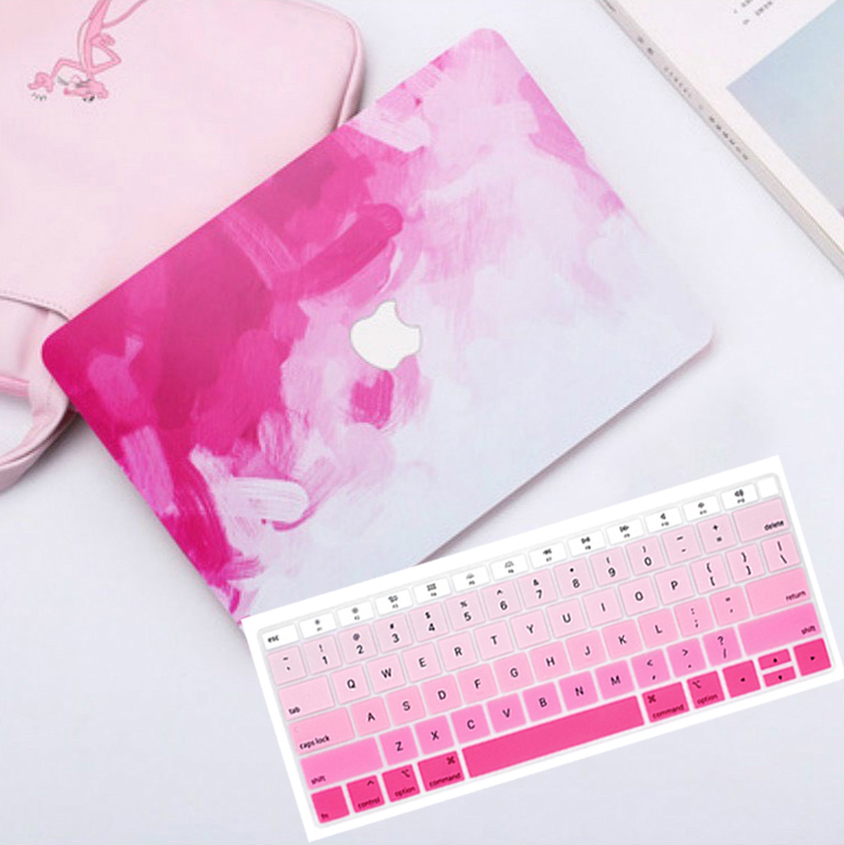 Case ốp dành cho macbook kèm tấm phủ phím - Hàng chính hãng