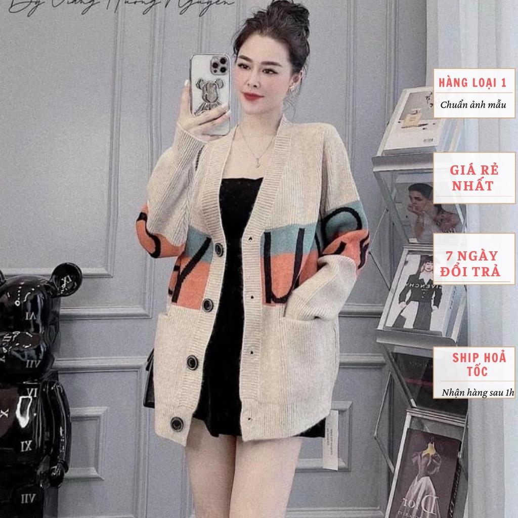 Áo len cardigan nữ siêu hot sang chảnh trẻ trung phong cách Hàn Quốc