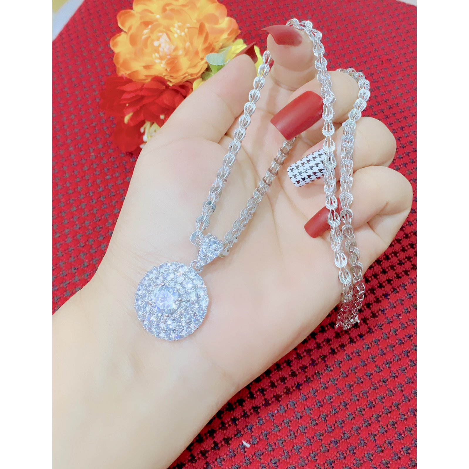 Dây chuyền nữ xi kim cao cấp P803