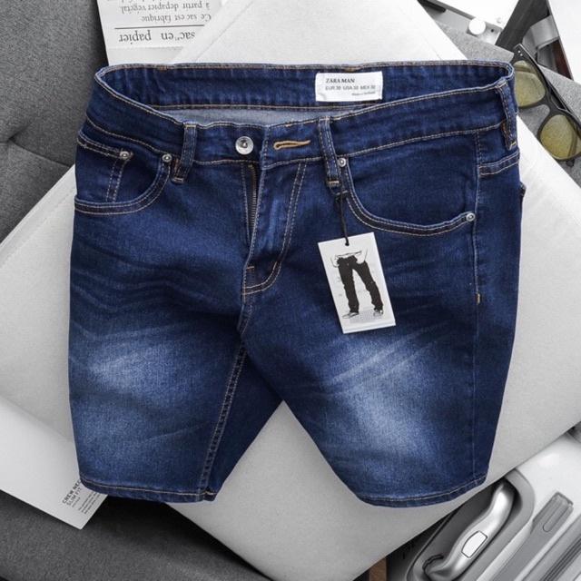 Quần Short Jean Nam cao cấp - chất bò co giãn êm mịn dáng ôm nhẹ
