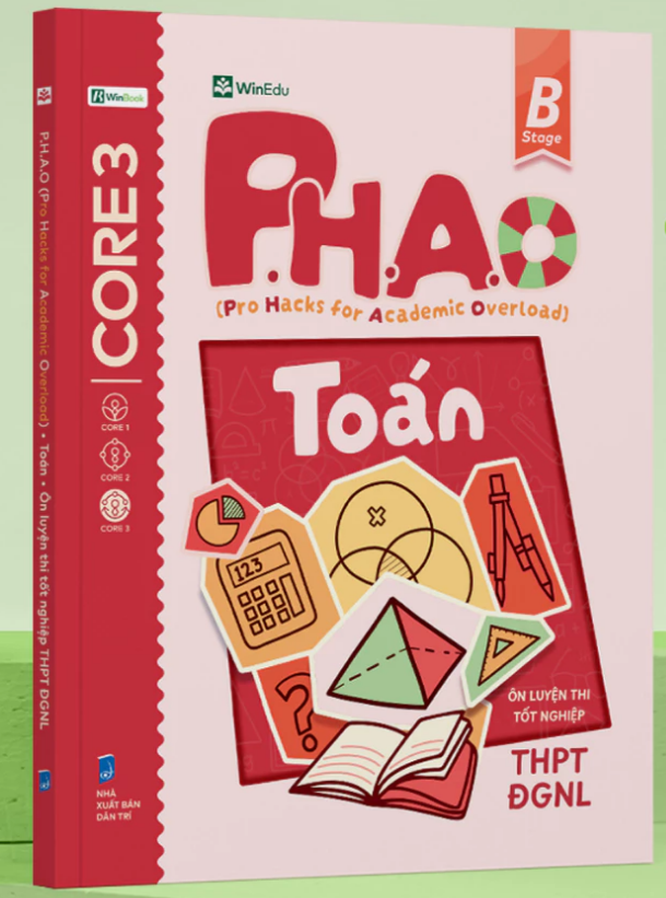 Sách - P.H.A.O Toán Ôn Luyện Thi Tốt Nghiệp THPT, ĐGNL