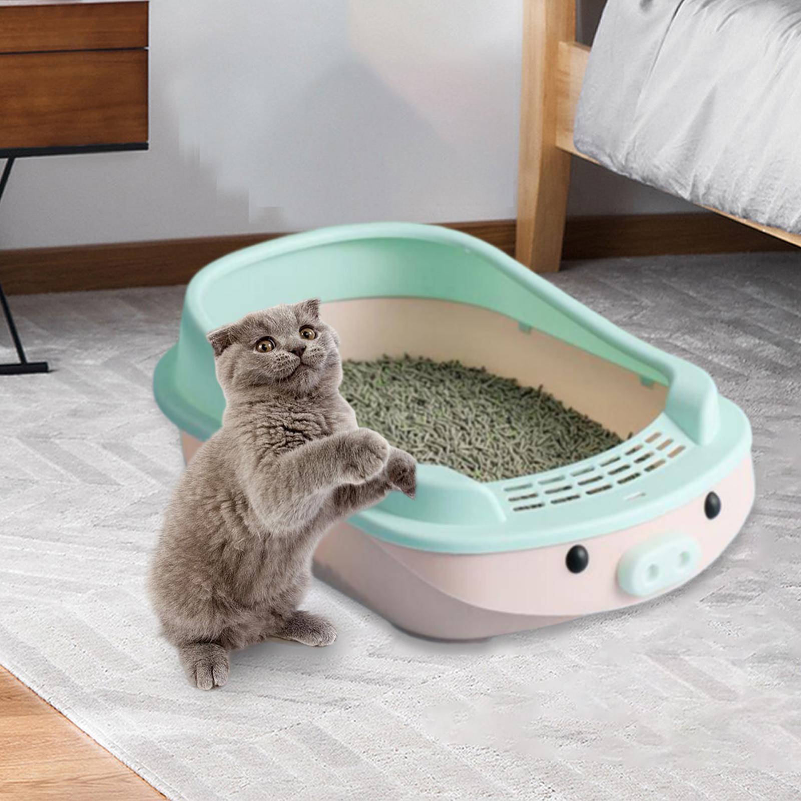 Cat Litter Box Anti Splashing Cat Litter Container Cat Litter Tray
