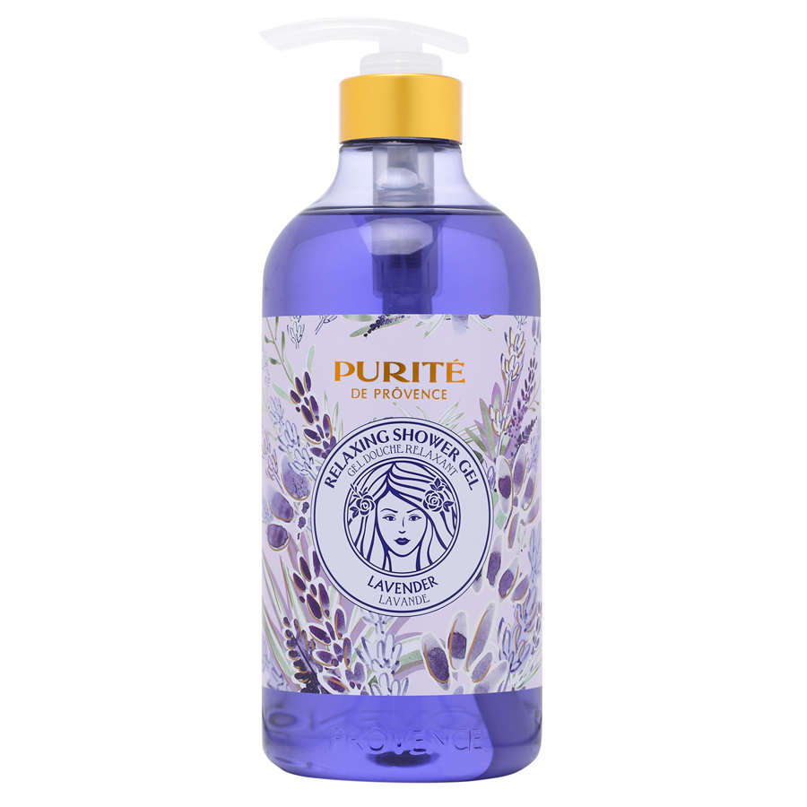 Combo 02 Chai Sữa Tắm Purité 850ml (Hoa Oải Hương + Hoa Anh Đào)
