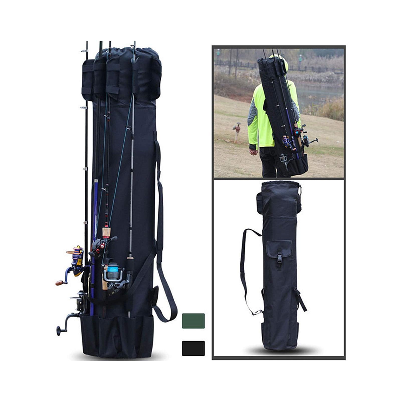 Fishing Rod Case Fishing Reel Organizer Bag Outdoor Travel Fishing Pole Case