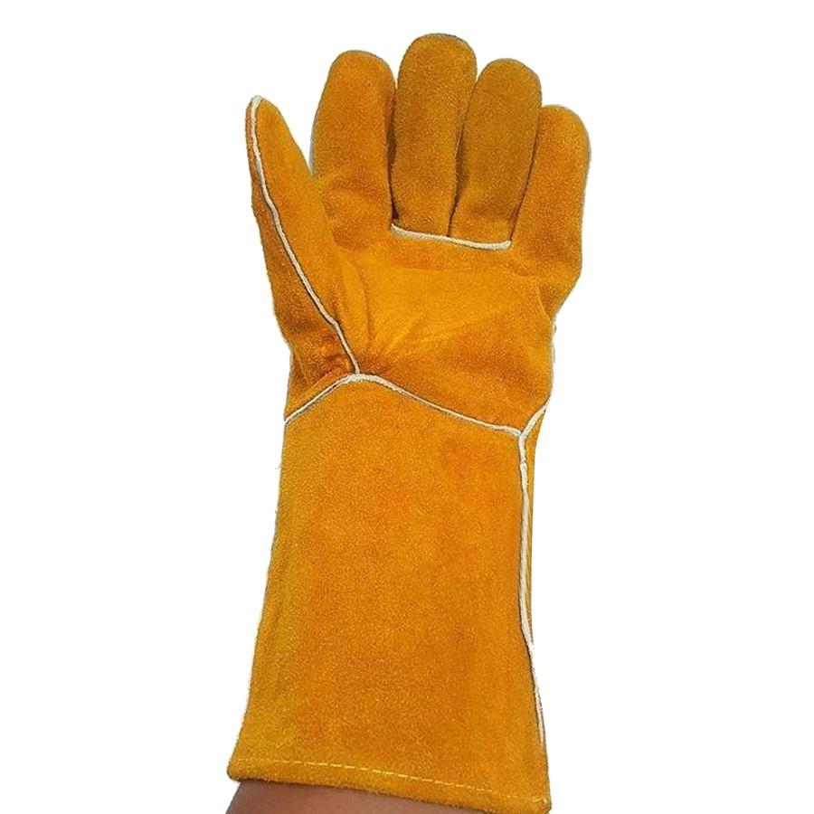 Găng tay da hàn SHUNI bảo vệ tay chống lại tia lửa hàn xì, thổi nóng, phụ kiện hàn que dùng cho thợ hàn bảo hộ lao động