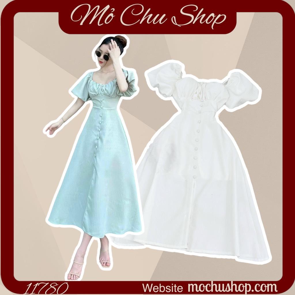 ĐẦM MIDI NÚT BỌC MITY DRES