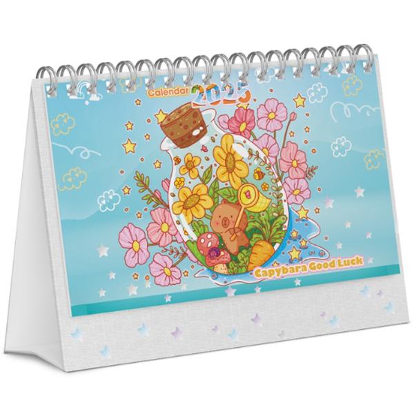 Lịch Bàn Tô Màu Sáng Tạo, Phong Cách Cute - ABBOOKS LĐB 042