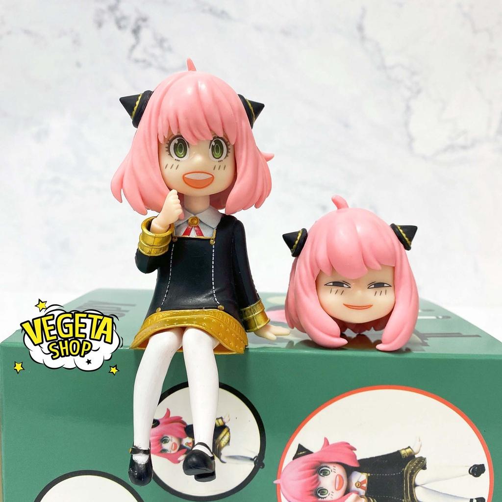 Mô hình Spy X Family Gia đình điệp viên - Mô hình Anya có 2 đầu để thay thế - Anya Forger Kimera - Cao 13,5~16,5cm
