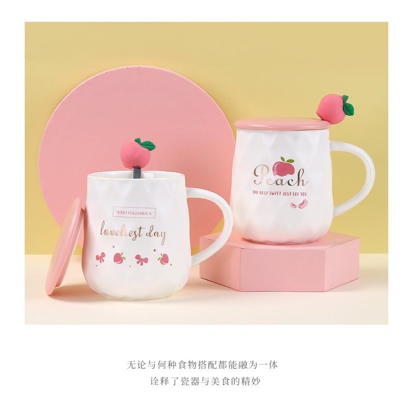 Cốc Sứ Uống Nước Thiết Kế Sáng Tạo Dễ Thương Cho Nữ