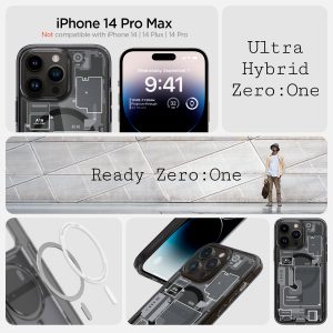 Ốp Lưng Dành Cho Iphone 14 Promax/ 14 Pro SPIGEN ULTRA HYBRID ZERO ONE MAGFIT_ Hàng Chính Hãng