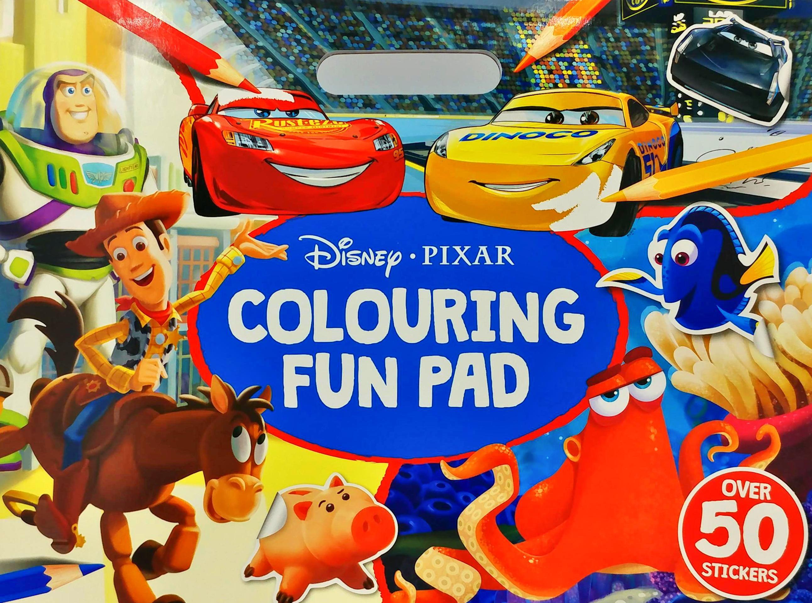 Disney Pixar Colouring Fun Pad - Disney Pixar: Sách tô màu