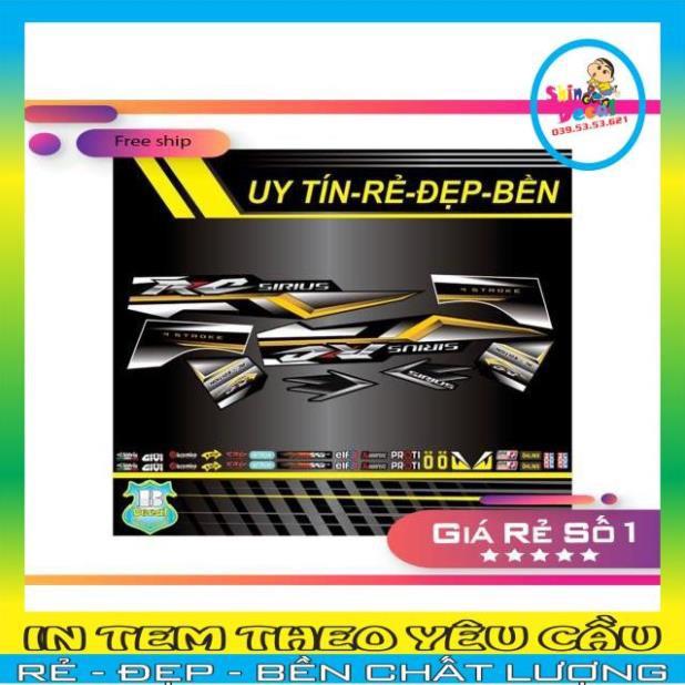 Tem rời Sirius xăng cơ V13