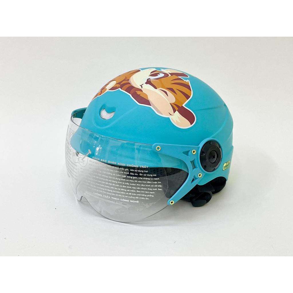 Mũ Bảo Hiểm Trẻ Em CHITA HELMETS CT25(K) Tem Little Tiger Dễ Thương Cho Bé