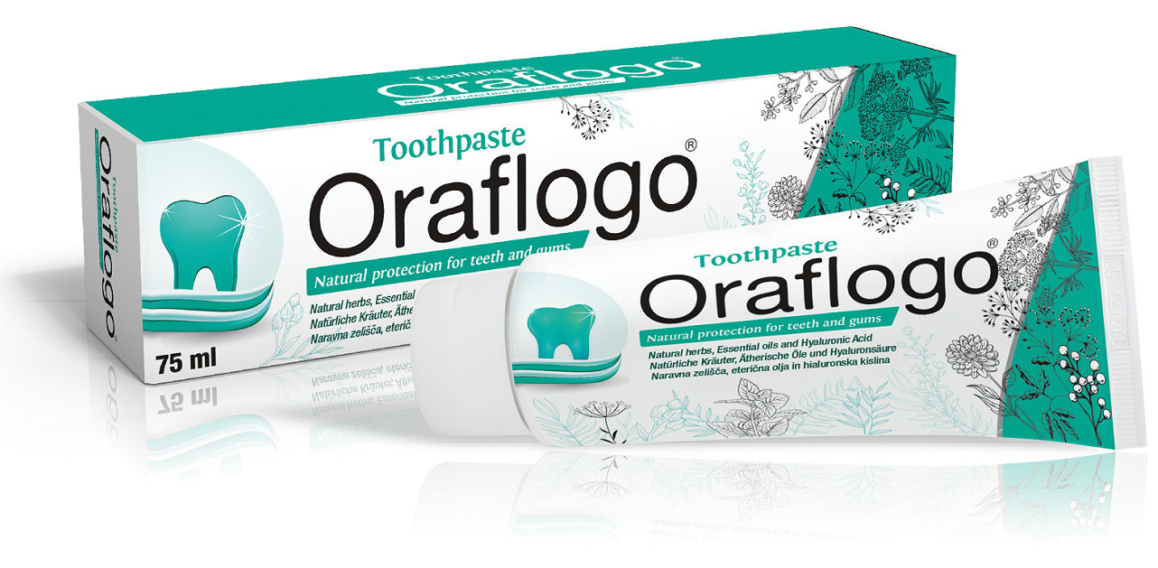 Kem đánh răng tự nhiên bảo vệ răng nướu hằng ngày cho người bị khô miệng Oraflogo Toothpaste 75ml