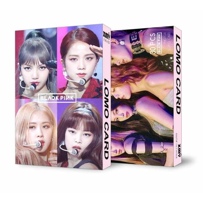 Lomo Blackpink hộp thẻ ảnh nhóm Blackpink