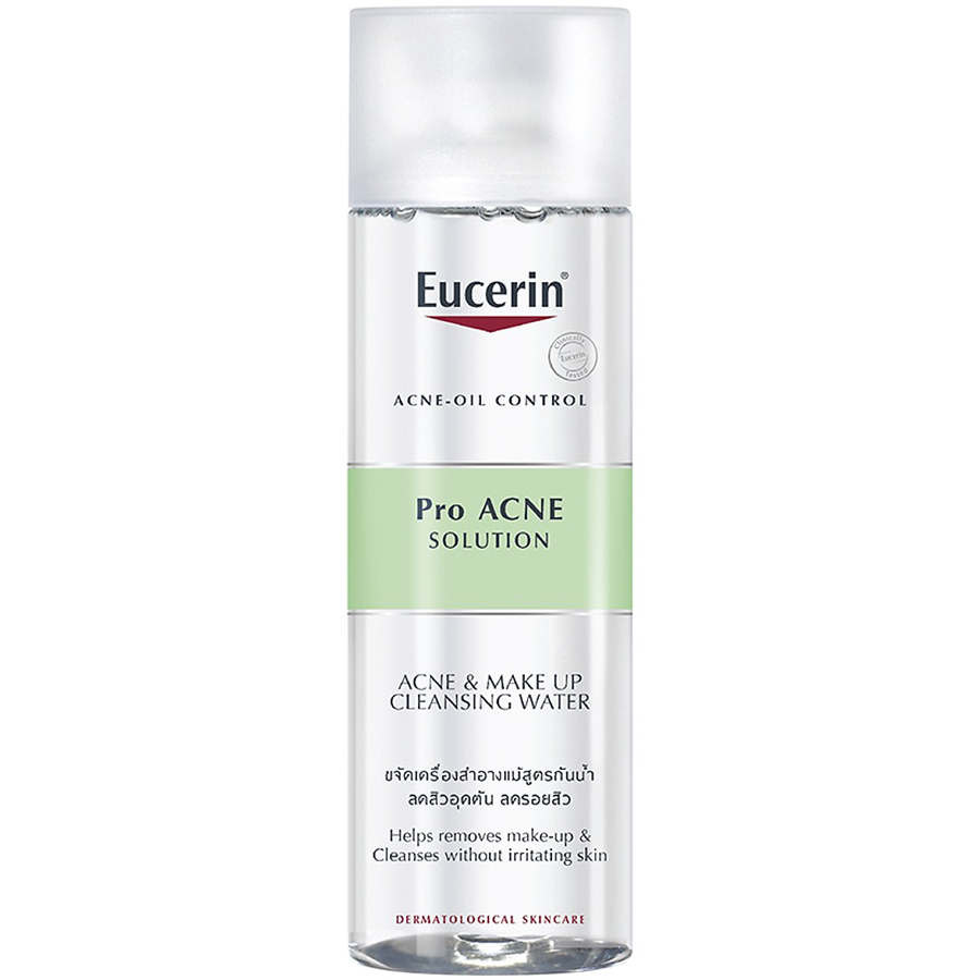 Combo Eucerin Kem Chống Nắng Da Nhờn Mụn Sun Gel-Cream Dry Touch Oil Control SPF50+ & Nước Tẩy Trang Cho Da Mụn