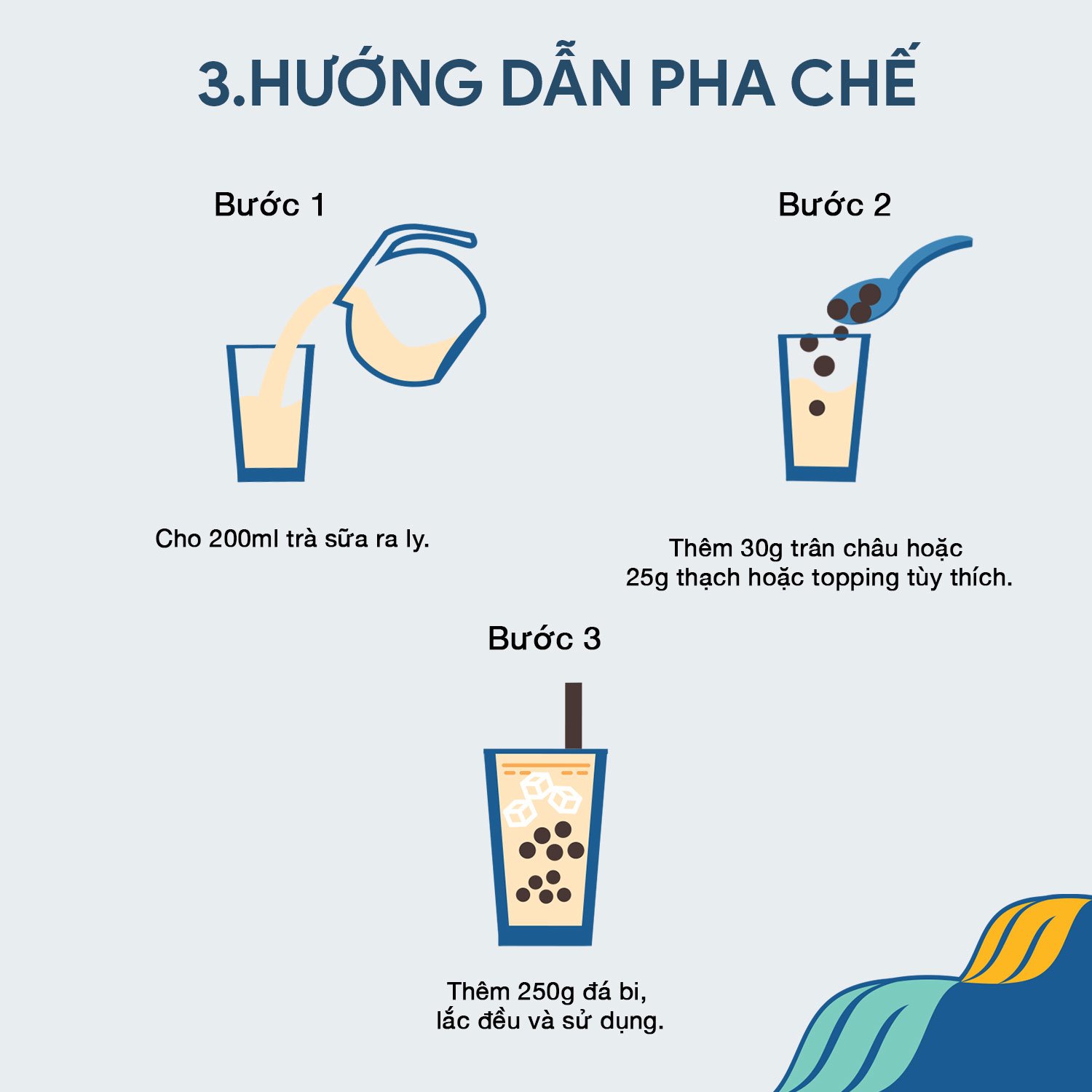 Set Nguyên Liệu Pha Trà Sữa Truyền Thống – 10 ly đậm đà &amp; tiết kiệm