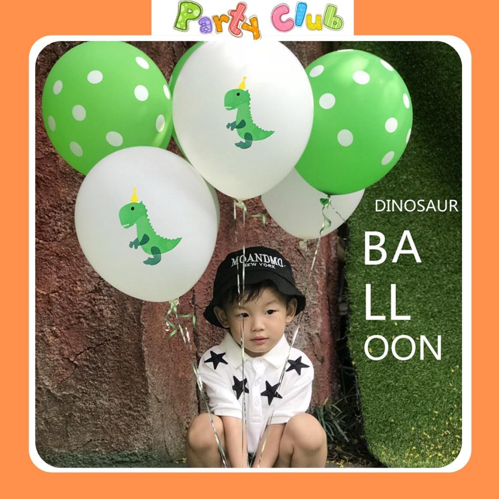 Bong bóng tròn hình khủng long trang trí sinh nhật cho bé