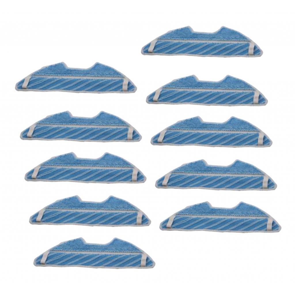 10pcs Mopping Cleaning Cloth Rag Fit For Conga 1290, 1390 Vacuum Cleaners