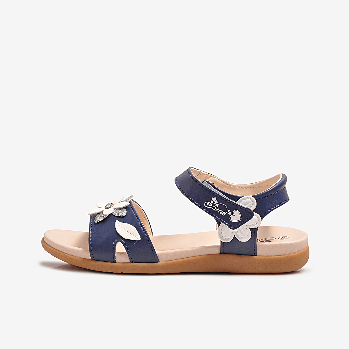 Sandal Si Cao Su Bé Gái Biti's BRG000200XNH (Xanh Nhớt)