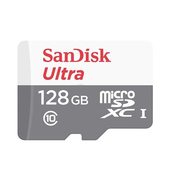 Thẻ Nhớ Sandisk Micro SDXC Ultra 128GB - Hàng chính hãng + Tặng Đèn Led