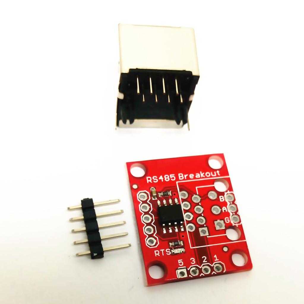 RS485 To TTL Module MAX485 RS485 Module 3.3V 5V + RJ-45 Connector