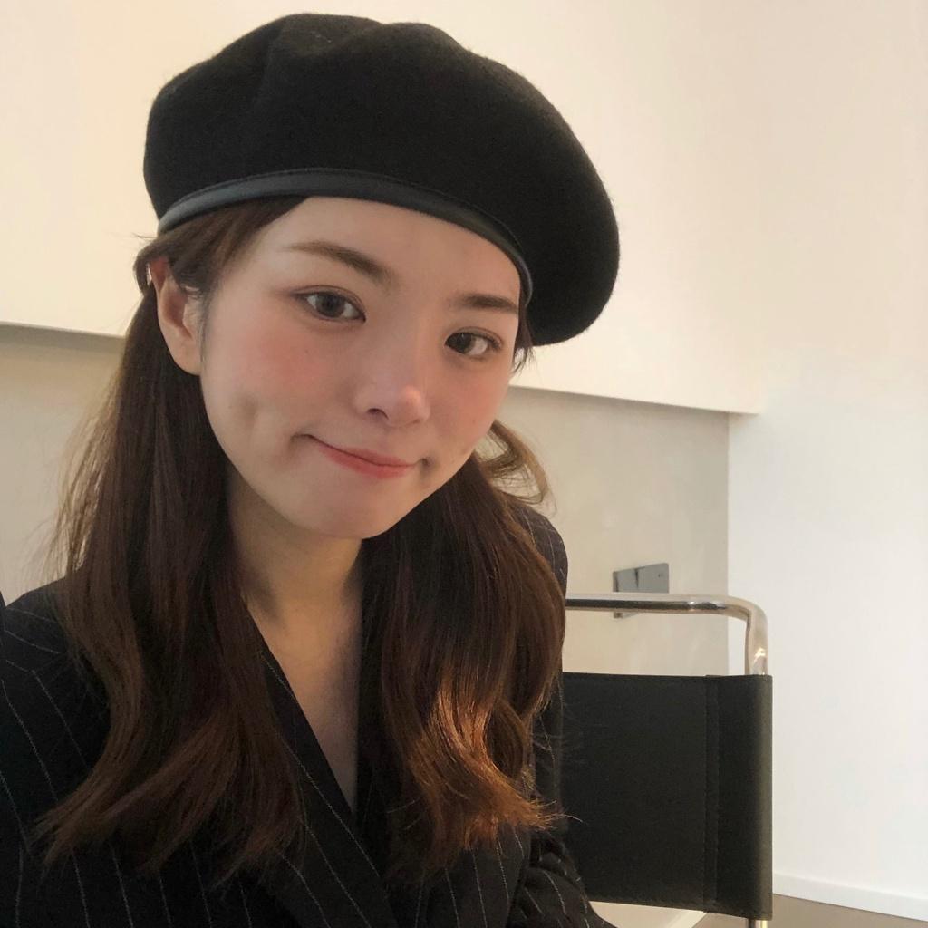 MŨ NỒI BERET NỮ ULZZANG MAXSHOPDOC NÓN DẠ VIỀN DA CÓ DÂY NỚI CHỈNH